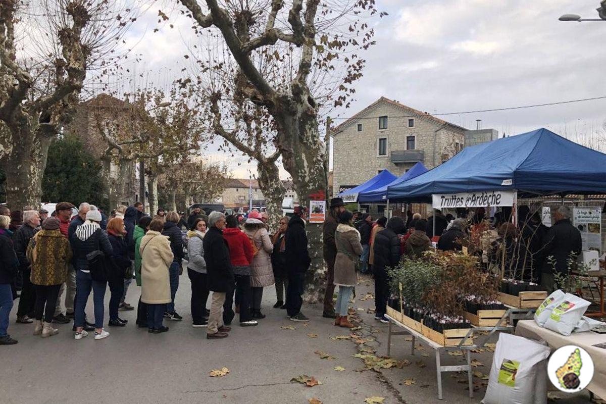 Vente de Truffes sur le marché